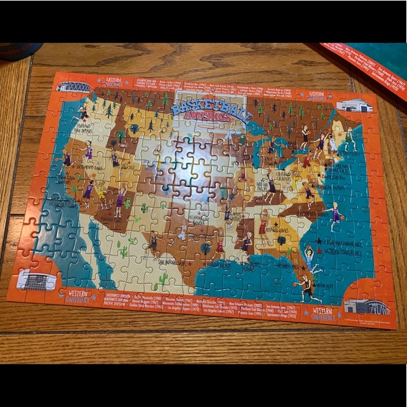 Basketball puzzle with poster - 200 pieces - Picture 1 of 2